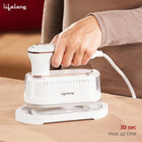 Lifelong 1250 Watt Garment Steamer for Clothes | Handheld Garment Steamer with Rest Stand for Iron | Portable &amp; Foldable Mini Steam Press Suitable For Traveling - 90 ml Tank Capacity (LLGRMS901)