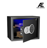 Lifelong 22 L Carbon Steel Digital Safe Locker Box For Home &amp; Office | Inbuilt LED Light | Essential Smart Home Locker for Gold, Jewellery, Cash | Tijori Box, Wardrobe Compatible, 1 Yr Warranty, Black