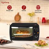 Lifelong OTG 10 Litre - Electric Oven Toaster Griller for Kitchen- 1000 W Auto Shut Off &amp; 30 Minute Timer Control - Machine for Baking Pizza, Cake, Grilling Chicken &amp; Toasting Bread at Home (LLOT10)