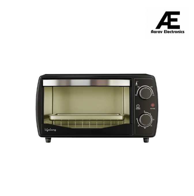 Lifelong OTG 10 Litre – Electric Oven Toaster Griller for Kitchen- 1000 W Auto Shut Off & 30 Minute Timer Control – Machine for Baking Pizza, Cake, Grilling Chicken & Toasting Bread at Home (LLOT10)