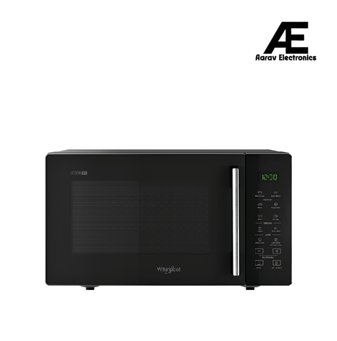 Whirlpool Magicook Pro 25L Grill Microwave Oven with Up to 24 Auto Cook Menus, Black – MAGICOOK PRO 25GE BLACK (50050)