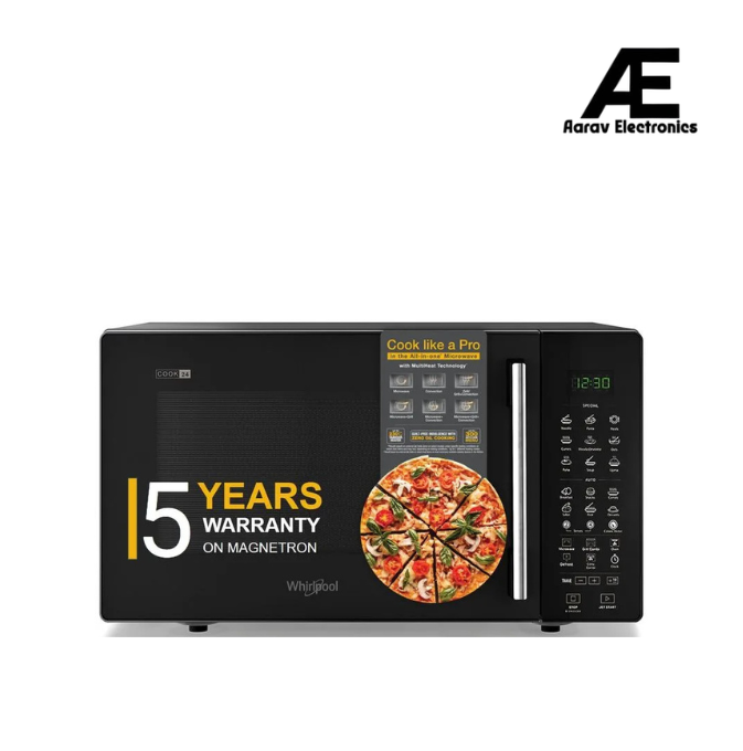 Whirlpool Magicook Pro 24L Convection Microwave Oven, All-in-One Convection Oven, Black – MAGICOOK PRO 26CE BLACK (50052)