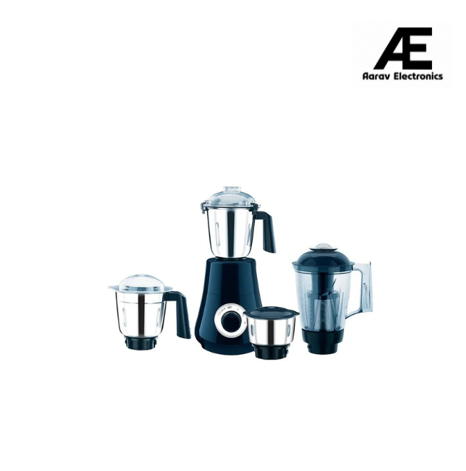 Morphy Richards Magnum Pro 750W Mixer Grinder with 4 Jars, 100% Copper Motor, 20000 RPM, Overload Protection, Navy Blue &amp; Chrome