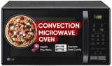 LG 21 L Convection Microwave Oven (MC2146BV, Black, Auto Cook Menu, Defrost, Stainless Steel Cavity, Heathplus menu, Indian Cuisine, Tandoor Se, Paneer/Curd, Steam Clean &amp; Quartz Heater)