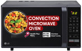 LG 28 L Convection Microwave Oven (MC2846BV, Black, Health Plus Menu, Indian Cuisine, Tandoor Se, Steam Clean &amp; Stainless Steel Cavity)