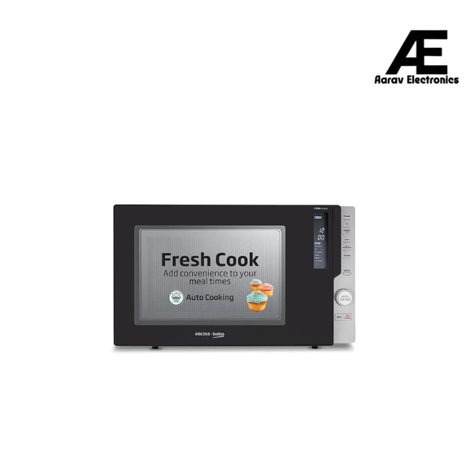 Voltas Beko 28 L Convection Microwave Oven, 5 power levels (MC28BD, Black)