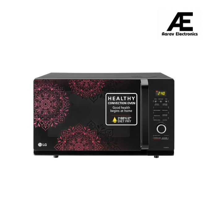 LG 32 L Convection Microwave Oven (MC3286BIUM, Black, Diet Fry, 360° Motorised Rotisserie) - 2023 Model