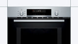 Bosch Series 6 44L Built-In Combination Microwave Oven | Hot Air | Grill | 900W Microwave | 15 Auto Programmes | Stainless Steel - CMA585MS0I