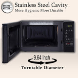 LG 20 L Grill / Solo Microwave Oven with Auto Cook Menu, Energy Saving, Quartz Heater, Anti Bacterial Cavity, Black MH2044BP