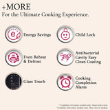 LG 20 L Grill / Solo Microwave Oven with Auto Cook Menu, Energy Saving, Quartz Heater, Anti Bacterial Cavity, Black MH2044BP