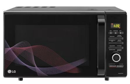 LG 28L Convection Microwave Oven, 271 Auto Cook Menu, Diet Fry™, Black(MJ2887BHTM)