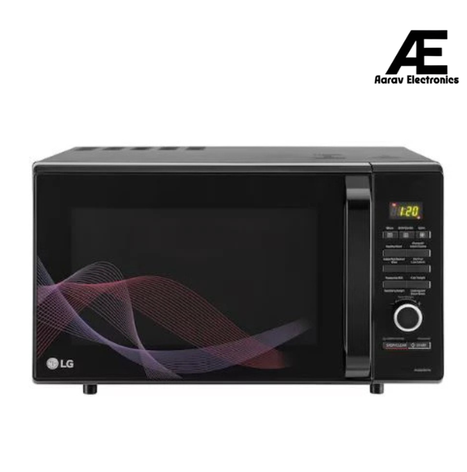 LG MJ2887BHTM 28L Convection Microwave Oven with Diet Fry™, 271 Auto Cook Menu, Quartz Heater, Stainless Steel Cavity & Black Finish