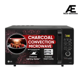LG 28 L Charcoal Convection Healthy Microwave Oven (MJ2887BIUM, Black, Healthy Heart Recipes, Diet Fry, Pasteurized Milk, 360° Motorised Rotisserie &amp; 10 Years of warranty on Charcoal Heater)