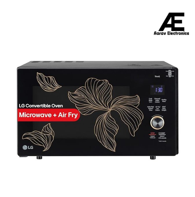 LG 28L Convertible Convection Microwave Oven, Air Fry, Charcoal Lighting Heater™, 331 Auto Cook Menus