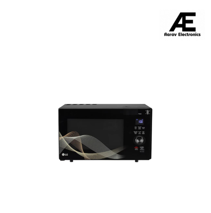 LG 28 L Convertible Microwave Oven with Air Fry, Charcoal Lighting Heater™, 331 Auto Cook Menu Powered by Thinq, Black,MJEN286UHWF