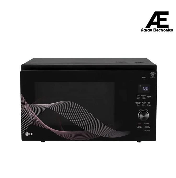 LG 32L Charcoal Convection Microwave Oven with Air Fry Technology MJEN326UHWF (Black)