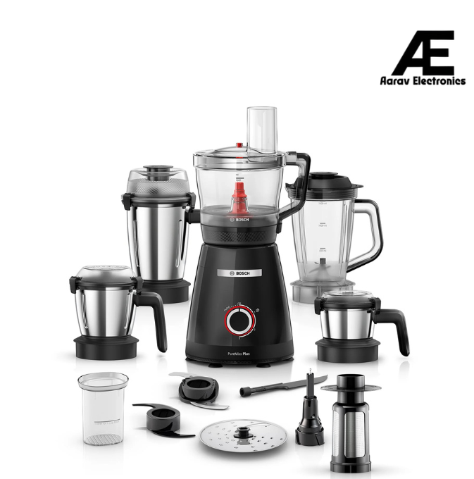 Bosch PureMixx Plus 800W Powerful Mixer Grinder & Food Processor