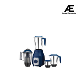 Morphy Richards TetraBlend 750W Mixer Grinder with 4 Jars (Blue &amp; Chrome) – Juicer, Chutney, Dry/Wet, Liquidizing Jar | Overload Protection | 3-Speed Control | 2-Year Warranty