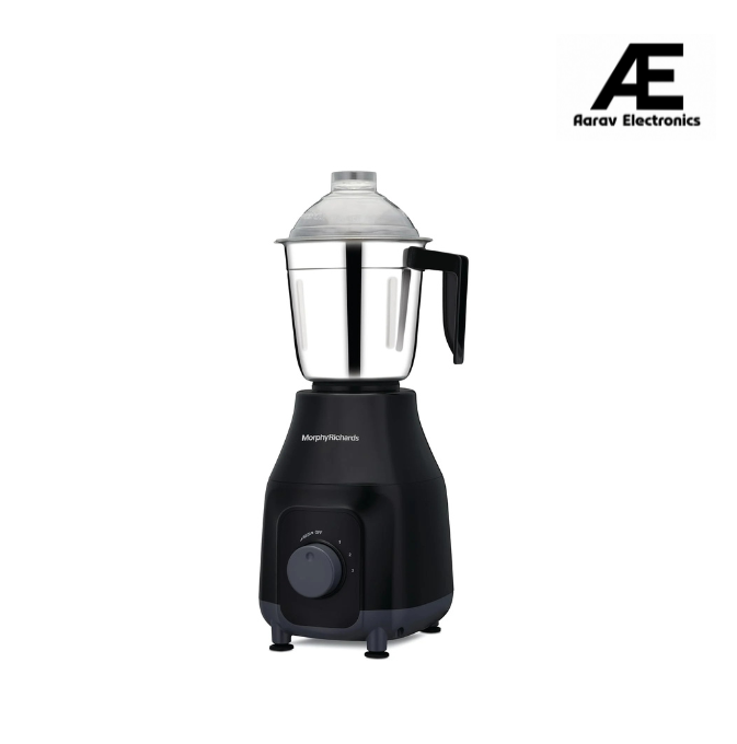 Morphy Richards Tetragrind 750 Watts Mixer Grinder | 3-Speed Control | 3 Years Warranty | Black And Grey