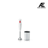 Bosch MS1WR1111I 400W Steel Leg Hand Blender with Beaker (White)