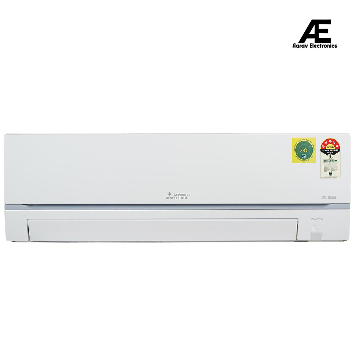 Mitsubishi 1.5 Ton 5 Star Inverter Split AC With Reluctant DC Rotary Compressor (MSY-GR18VF-DA1,White)