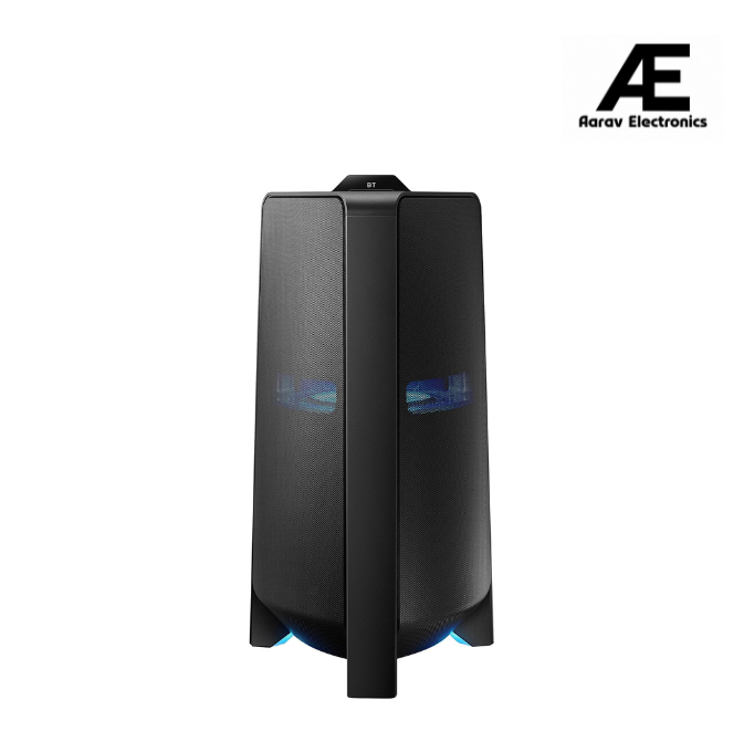 Samsung {MX-T70/XL) Sound Tower High Power Audio, Floor Standing Speaker, Bi-Directional Sound, Water Resistant, Party Lights, Bluetooth Multi-Connection, USB Music Playback (Black) (Open Box / Without Box)