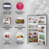 LG 322L 1 Star Frost Free Double Door Refrigerator with Smart Inverter Compressor, Multi Air Flow & Dazzle Steel (GLT3216NFDS)
