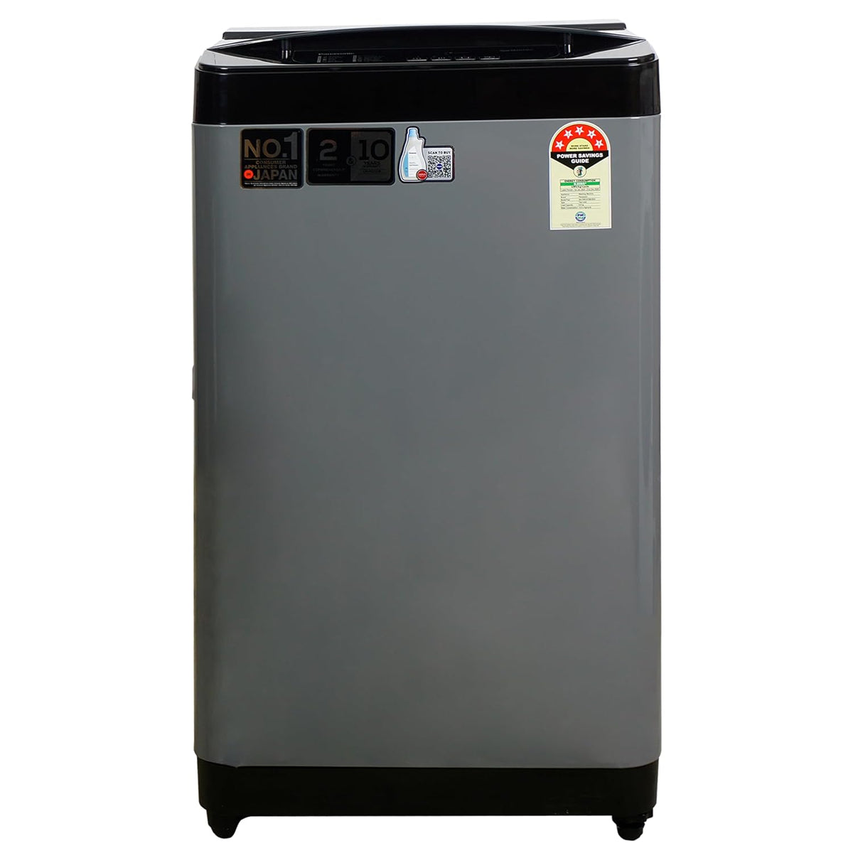 Panasonic 8 Kg Front Panel Top Load Washing Machine (NA-F80C2CRB 12 Was Program,Active Foam System,Aqua Spin,Powerfull Motor 2+10 Year Warranty 2024 Year)