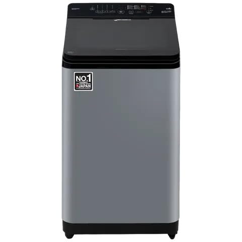 Panasonic 8 kg 5 Star Wi-Fi Fully Smart Automatic Top Load Washing Machine (V11, NA-F80V11CRB, 15 Wash Programs &amp; Built &amp; Heater Charcoal Inox Grey)