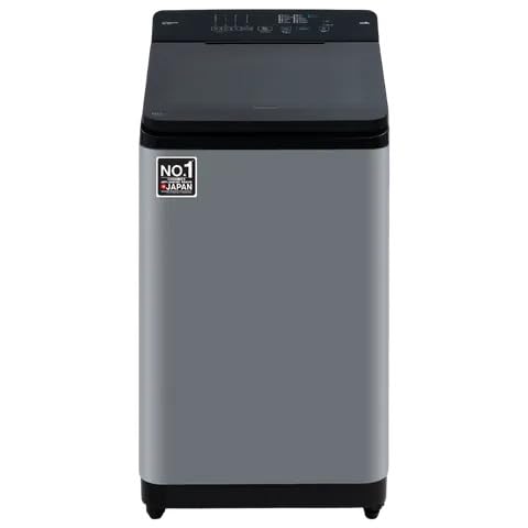 Panasonic 8 kg 5 Star Fully Smart Automatic back panel Top Load Washing Machine With Wifi (NA-F80X11CRB, 12 Wash Programs, Active Foam System,Stain Master,Drynamic Spin,Charcoal Inox Grey)