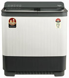 Panasonic 10 kg 5 Star Semi-Automatic Glass Lid Top Loading Washing Machine with Powerful Motor (NA-W100H6HRB, Grey, Active Foam System)