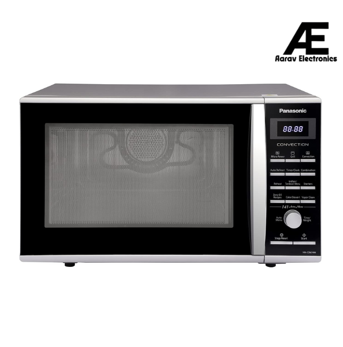 Panasonic 27L Microwave Conventional Oven(NN-CD674MFDG,Silver, Rotisserie), Free 1 Year Extended Warranty