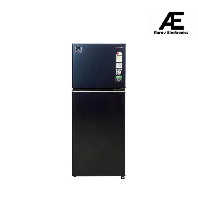 Panasonic 2 Star Prime Convertible 6-Stage Smart Inverter Frost-Free Double Door Refrigerator (NR-TG338BPAN, Deep Ocean Blue, Jumbo Fresh Vegetable Basket, Net Capacity 292L)