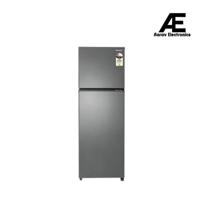 Panasonic NR-TG338BVHN 2 Door Refrigerator with Inverter Technology With AI Econavi,Energy Efficient, Prime Convertable 292Ltr Storage Capacity With 35 Ltr Big Veg Basket & Stylish Silver Finish