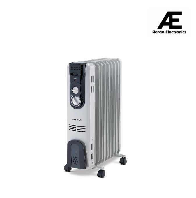 Morphy Richards OFR Room Heater, 09 Fin 2000 Watts Oil Filled Room Heater , ISI Approved (OFR 9 Grey)