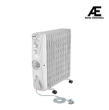 Usha 3809F PTC 2000 Watts Oil Filled Radiator Room Heater (White)