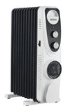 USHA 4213 FU PTC U Shaped 13 Fin Oil Filled Radiator Room Heater (Black),2400 Watts
