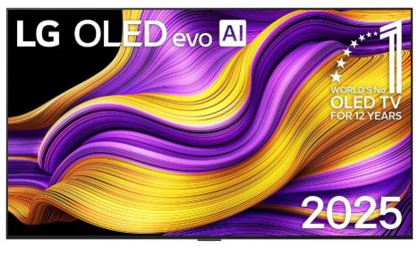 LG OLED65G56LA 65 inch LG OLED evo AI G5 4K VRR 165Hz surround sound with virtual 11.1.2 Smart Dolby Atmos Dolby Vision / HDR10 / HLG TV AI Magic remote webOS25 2025
