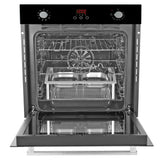 Faber 80 L Built-in Electric Oven with 10 Cooking Functions, Sensor Touch + Knob Control & Digital Display - FBIO 80L 10F GLM