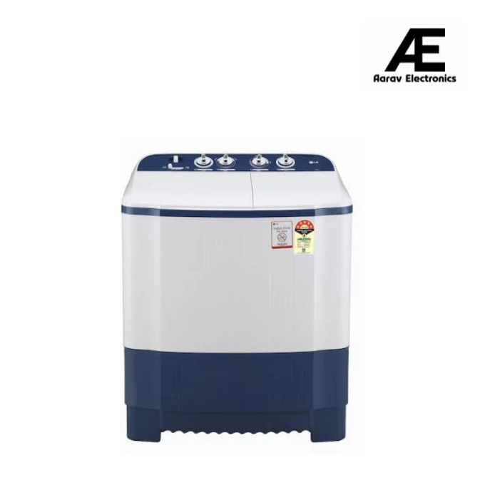 LG 7.5Kg Semi Automatic Washing Machine, Roller Jet Pulsator, Dark Blue, 5 Star(P7510RBAZ)