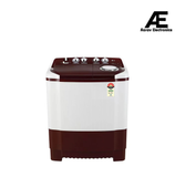 LG 7.5Kg Semi Automatic Top Load Washing Machine, Roller Jet Pulsator, Burgundy