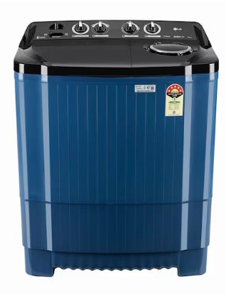 LG 8Kg Semi Automatic Washing Machine, Roller Jet Pulsator + Soak, Full Dark Blue, 5 Star(P8015SBAZ)