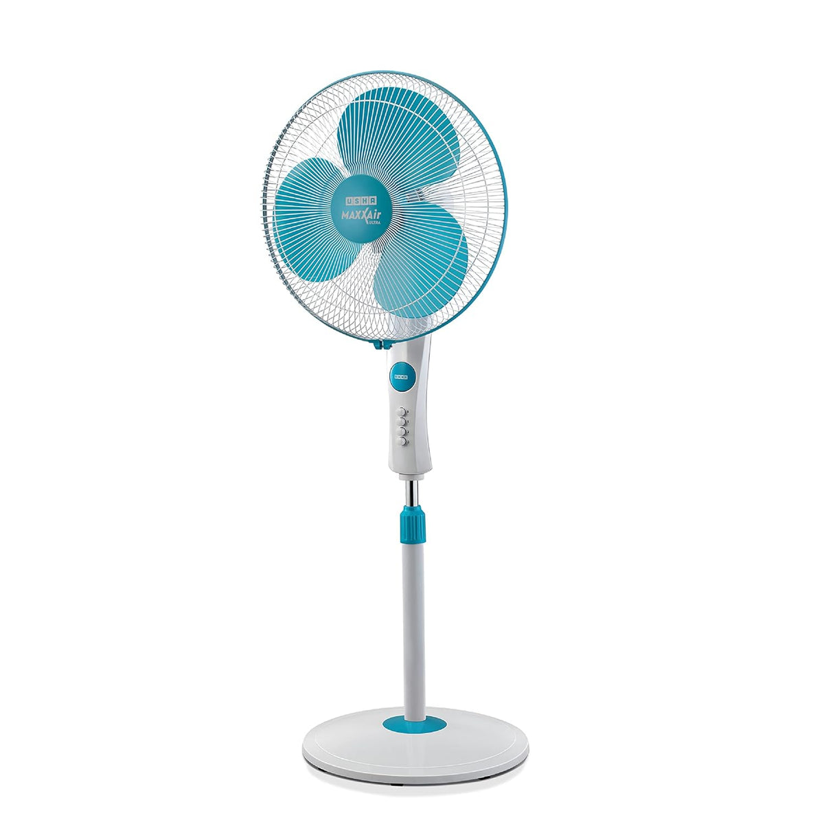 USHA Maxx Air Ultra Pedestal Fan | 400MM Sweep Size | 1350 RPM | Aerodynamic Blade Design for High Air Delivery
