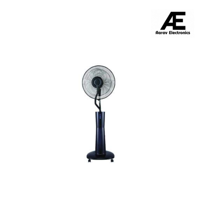 Usha Niebla Neo Pedestal Fan (Black, 400 mm)