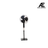 USHA Striker Plus Pedestal Fan | 400MM Sweep Size | 2100 RPM | Jerk-Free &amp; amp; Uniform Oscillation | Aerodynamic Blade Design for High Air Delivery | Anti-Rust Protection |100% Copper Motor |(Black)