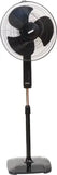 USHA Striker Plus Pedestal Fan | 400MM Sweep Size | 2100 RPM | Jerk-Free &amp; amp; Uniform Oscillation | Aerodynamic Blade Design for High Air Delivery | Anti-Rust Protection |100% Copper Motor |(Black)