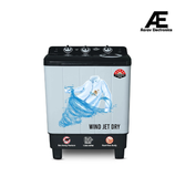Power Guard 6.5 kg 5 Star Semi-Automatic Top Loading Washing Machine Appliance (PG65WMBKOP)