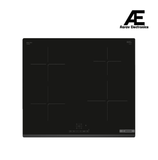 Bosch Series 4 60cm Induction Hob | 4 Cooking Zones | PowerBoost | TouchSelect Control | QuickStart & Restart | Frameless Black Glass - PIE63KBB5E