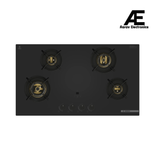 Bosch Series 8 90 cm 4-Burner Gas Hob 8 mm Toughened Glass Black - PRH9O6T20I