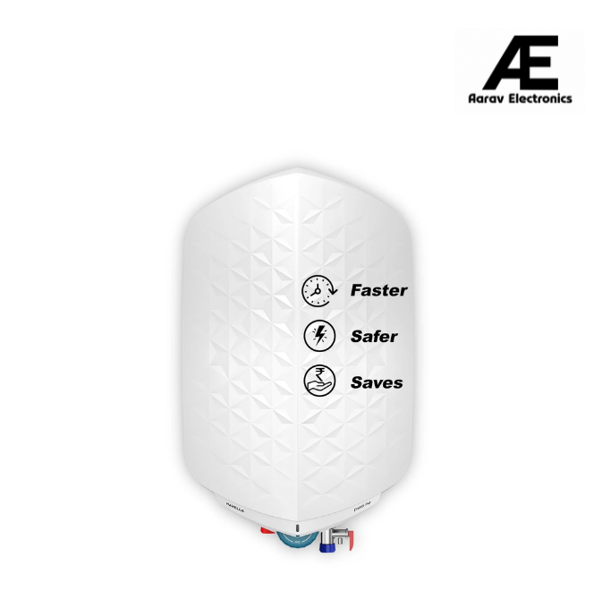 Havells Puro Nu 25L Storage Water Heater(Geyser)|Faster Heating|Safer to use|Saves electricity|Engineered for Hard Water|Glass Coated Anti Rust Tank|Mcoloy Heating Element|Jog Dial Temp. setting knob